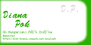 diana pok business card